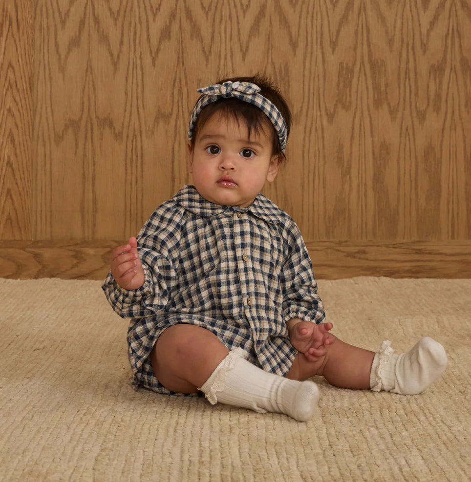 NELLIE SET || NAVY CHECK