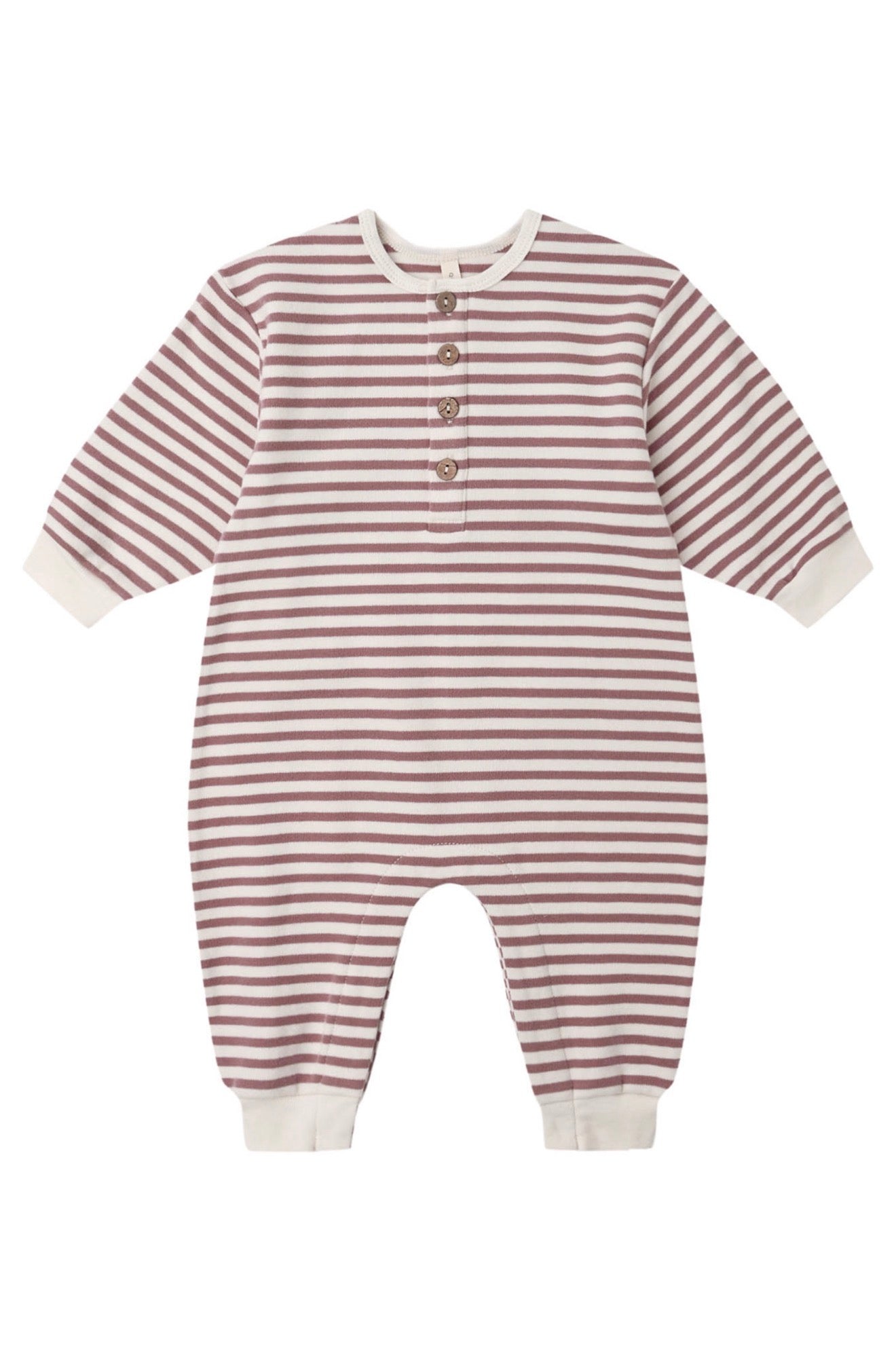 Quincy Mae Relaxed Jumpsuit - Mulberry