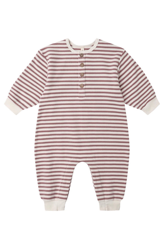 Quincy Mae Relaxed Jumpsuit - Mulberry