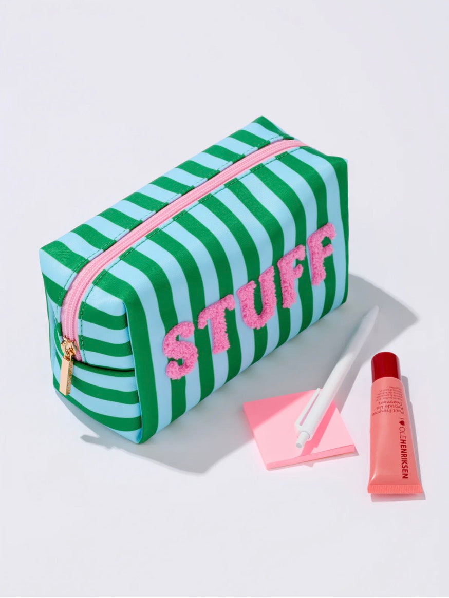 “Stuff” Small Zip Pouch