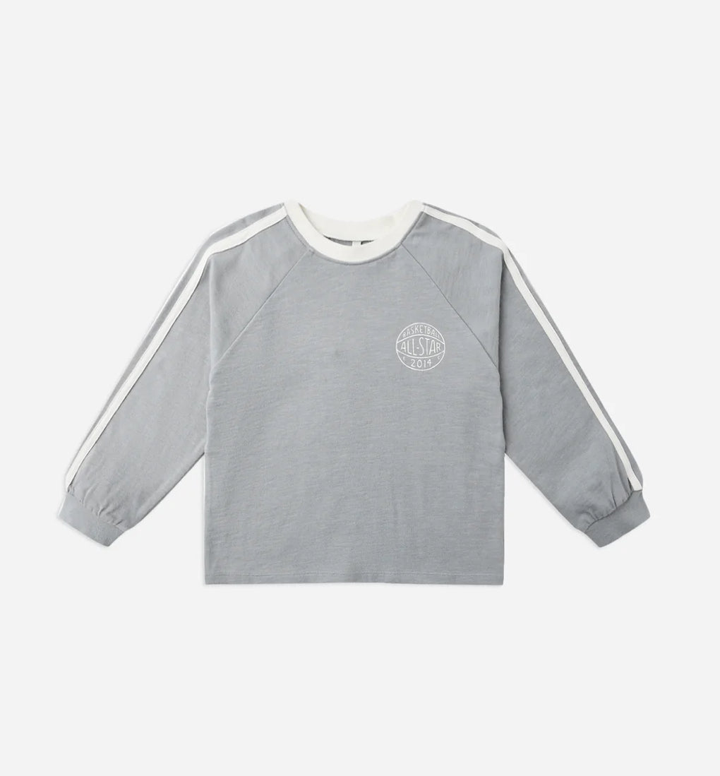 JERSEY LONG SLEEVE TEE || DUSTY BLUE