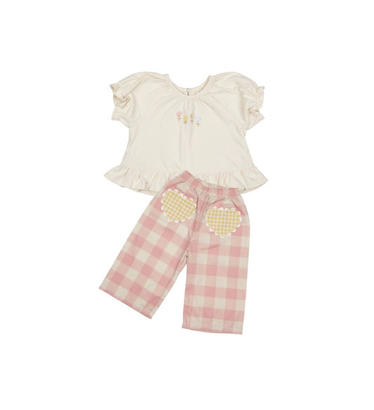 Heart Pocket Pant Set