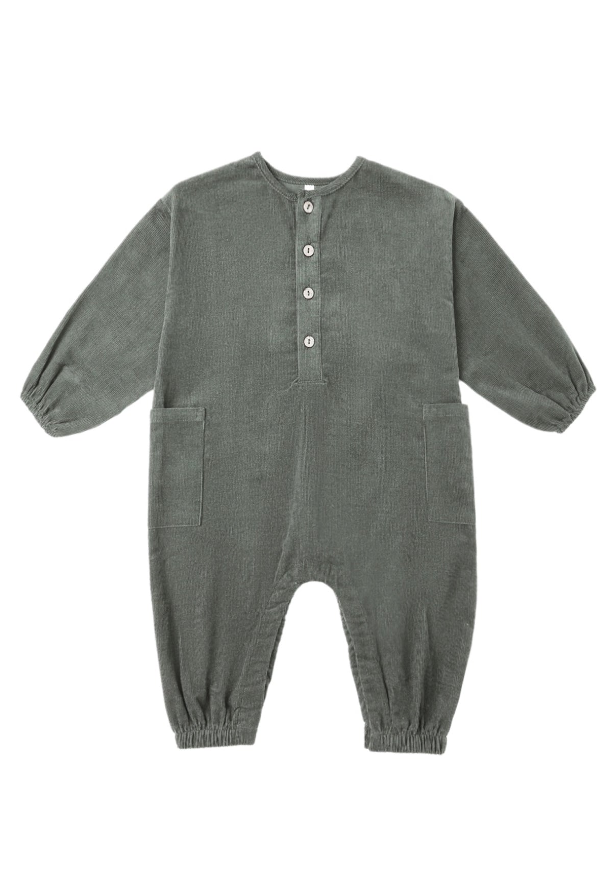 RELAXED WOVEN JUMPSUIT || EVERGREEN