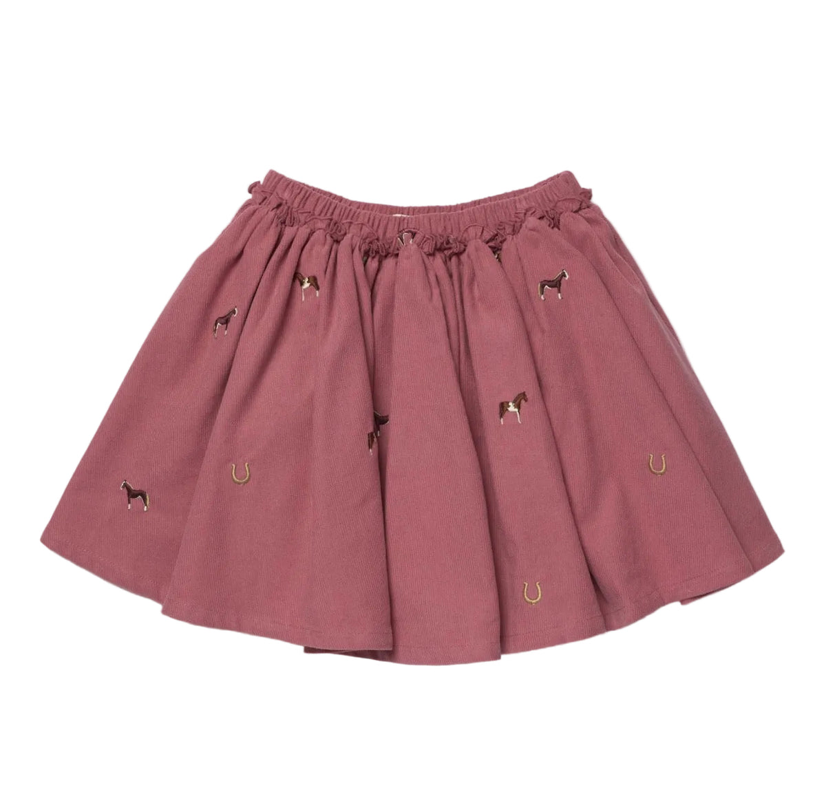 Girls Gianna Skirt-Horse Embroidery