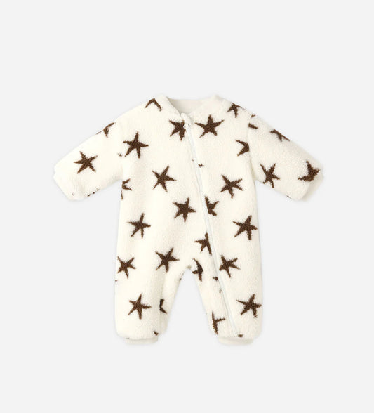 SHEARLING BABY JUMPSUIT || STARS