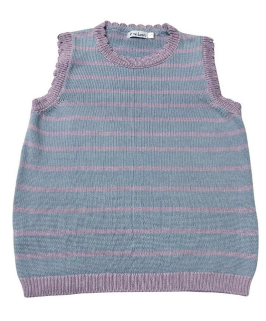 Mi Lucero Stripe Vest for Girls