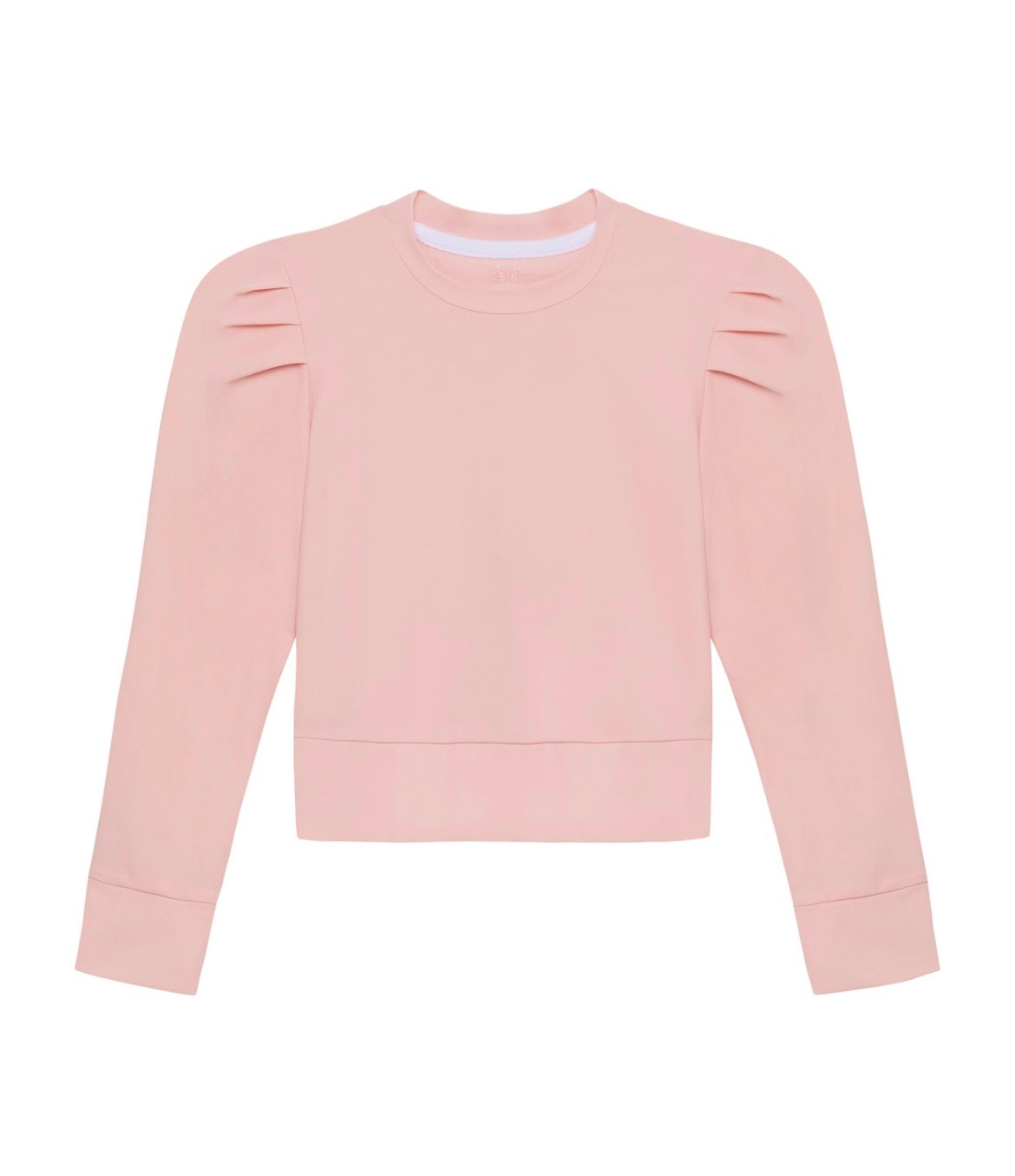 Courtside Kids Pink Ruffle Pullover for Girls