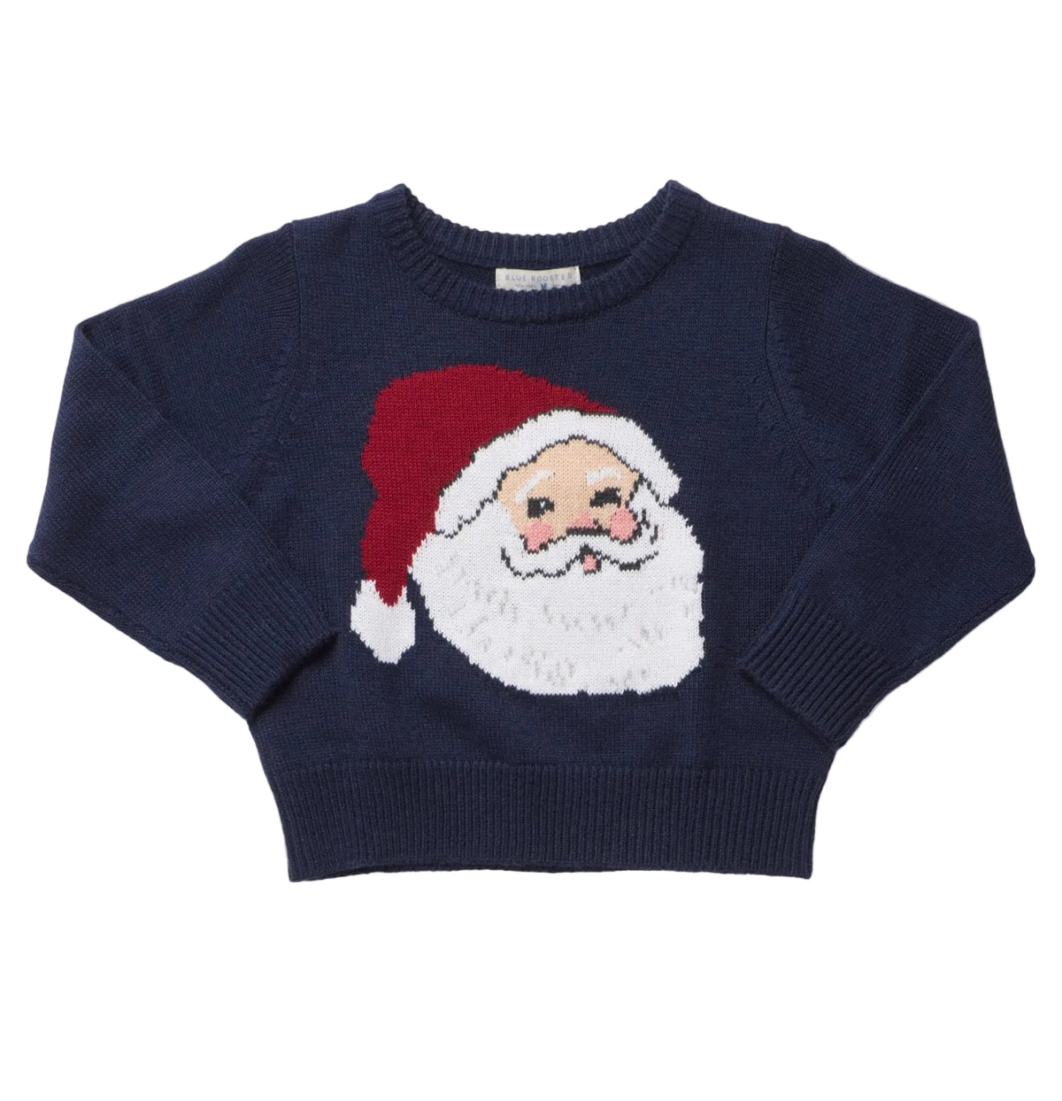 Pink Chicken Boys Navy Santa Oliver Sweater