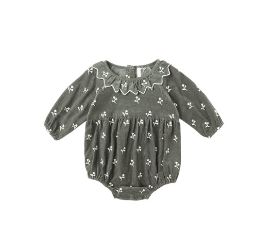 Freya Romper-Blossom Emroidery