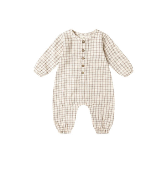Woven Jumpsuit || Cedar Check
