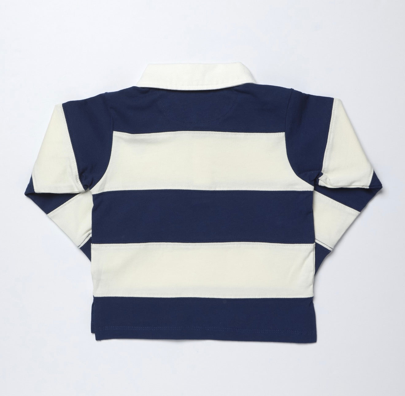 Blue Rooster Boys Albert Rugby Shirt - Navy and White