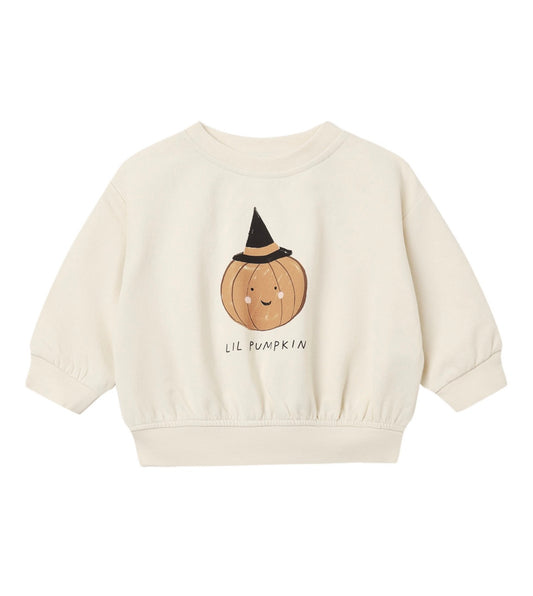 Relaxed Fleece Sweatshirt-Lil Pumpkin