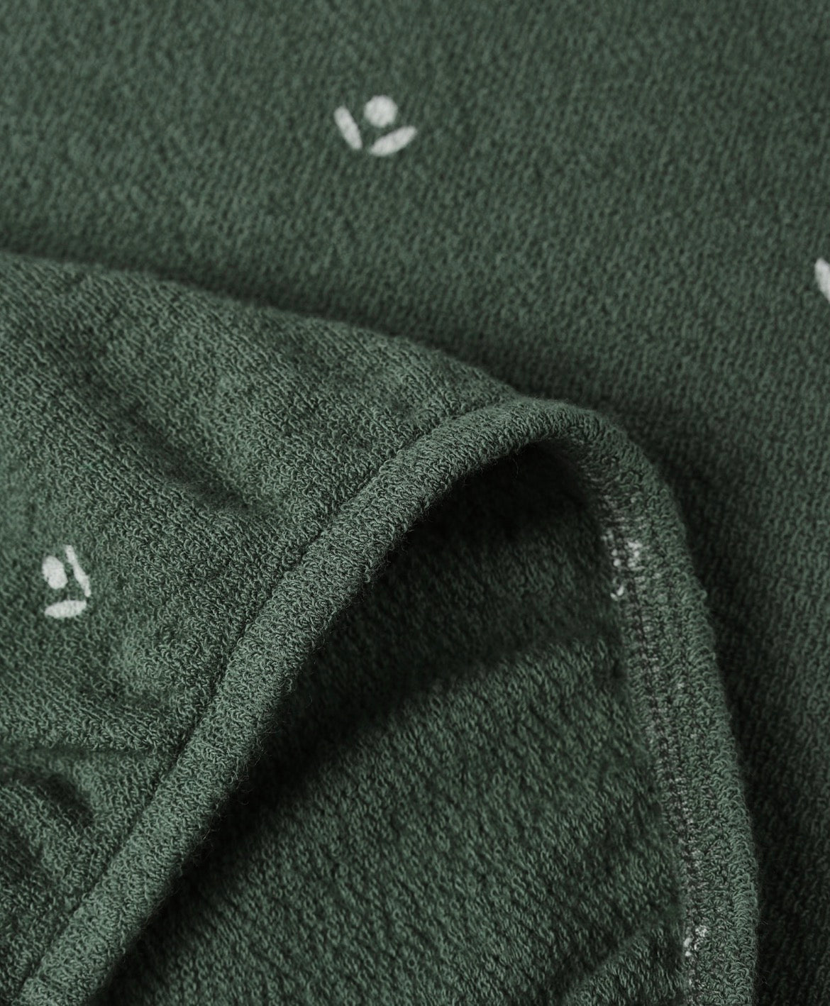 Spongey Knit Set-Evergreen Ditsy