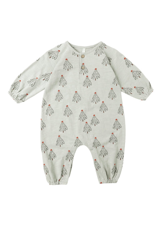 HENLEY JUMPSUIT || TREES