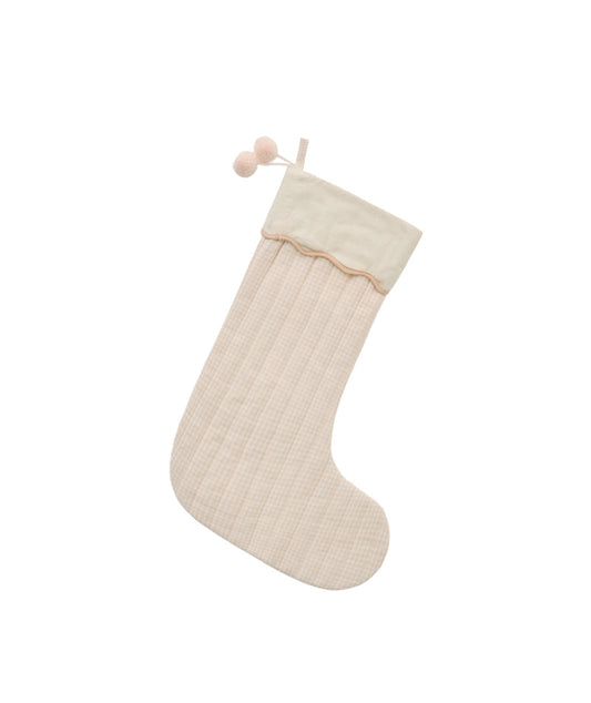 Christmas Stocking - Petal Gingham