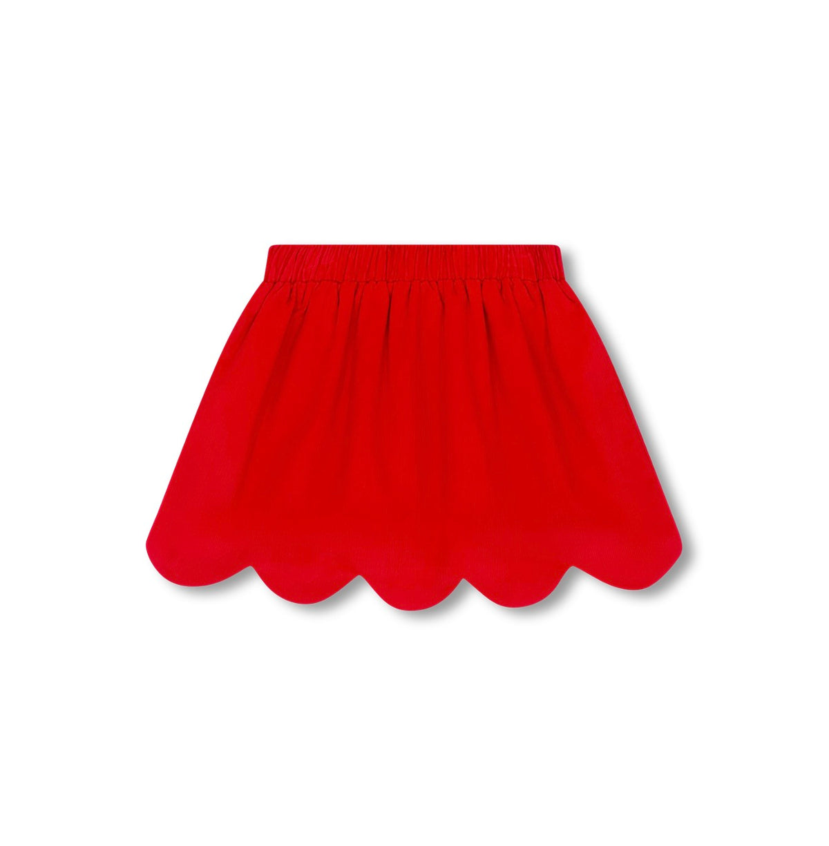 High Point Red Corduroy Skirt