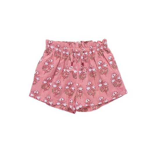 Girls Theodore Short-Pink Strawflower