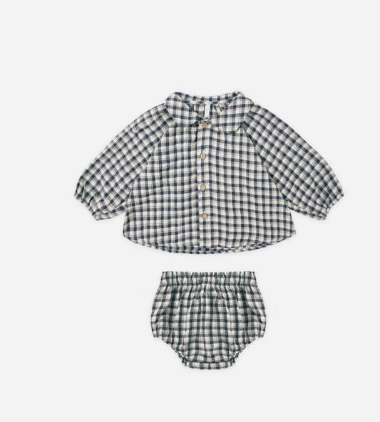 NELLIE SET || NAVY CHECK
