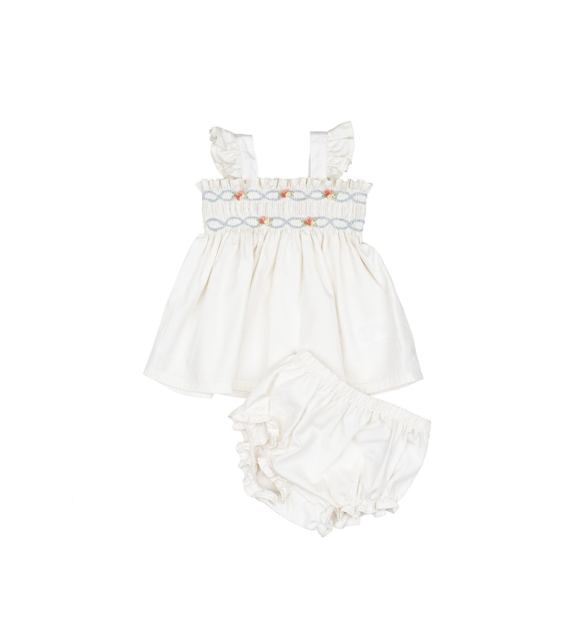 Embroidered Flutter Set