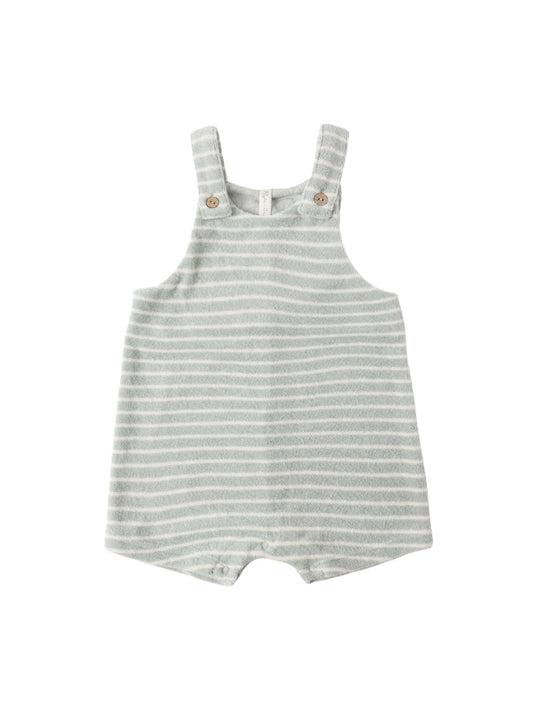 Rylee + Cru Gio Romper Seafoam Terry Stripe for Boys