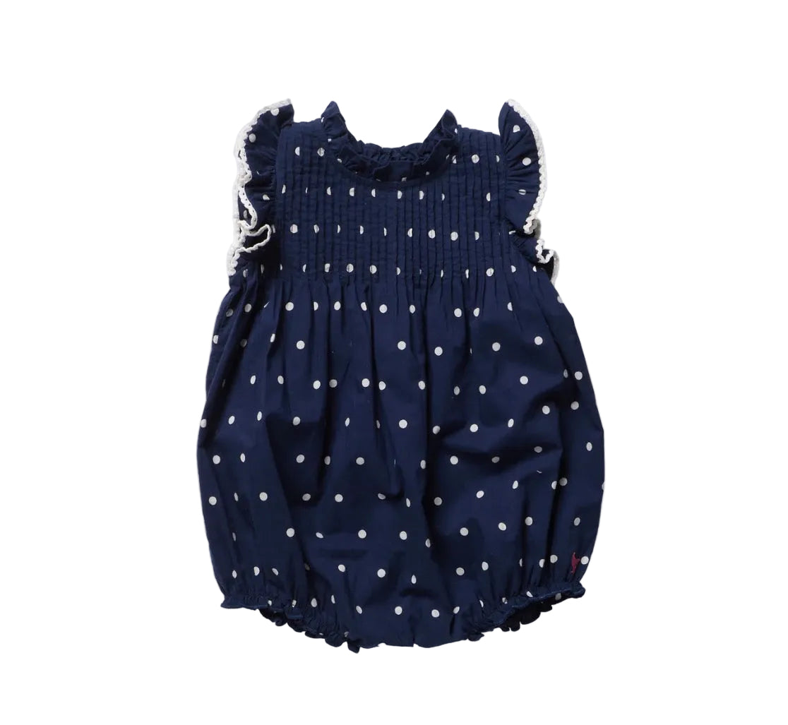 Baby Girls Jaipur Bubble - Navy Dot