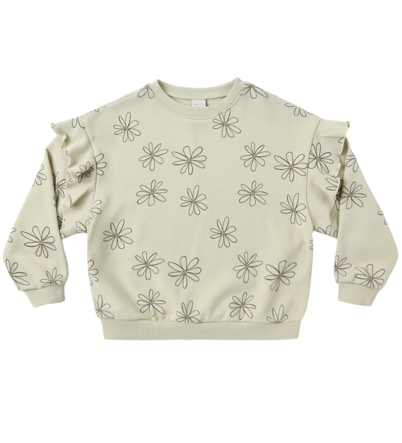 Ruffle Sweatshirt-Big Daisy