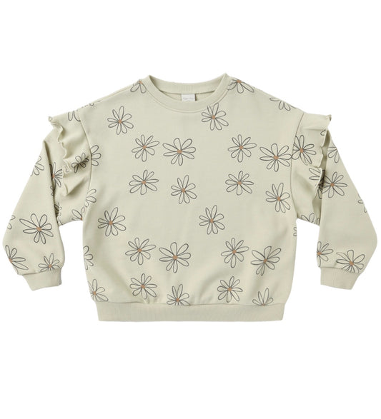 Ruffle Sweatshirt-Big Daisy
