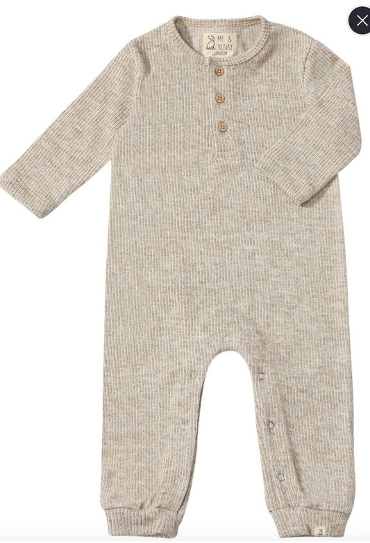 Mason Ribbed Henley Romper
