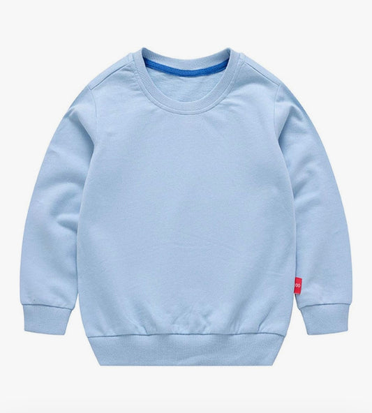 Light Blue Thin Sweatshirt