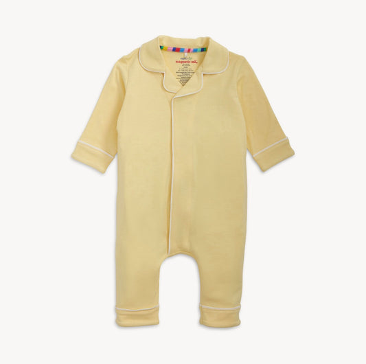 Stars Yellow Right Fit Magnetic Pant Romper