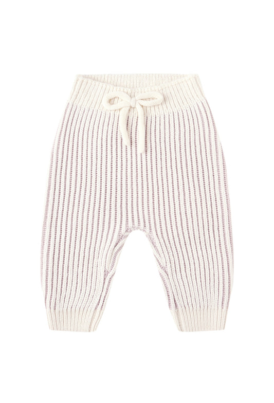 Chunky Knit Pant-Lilac