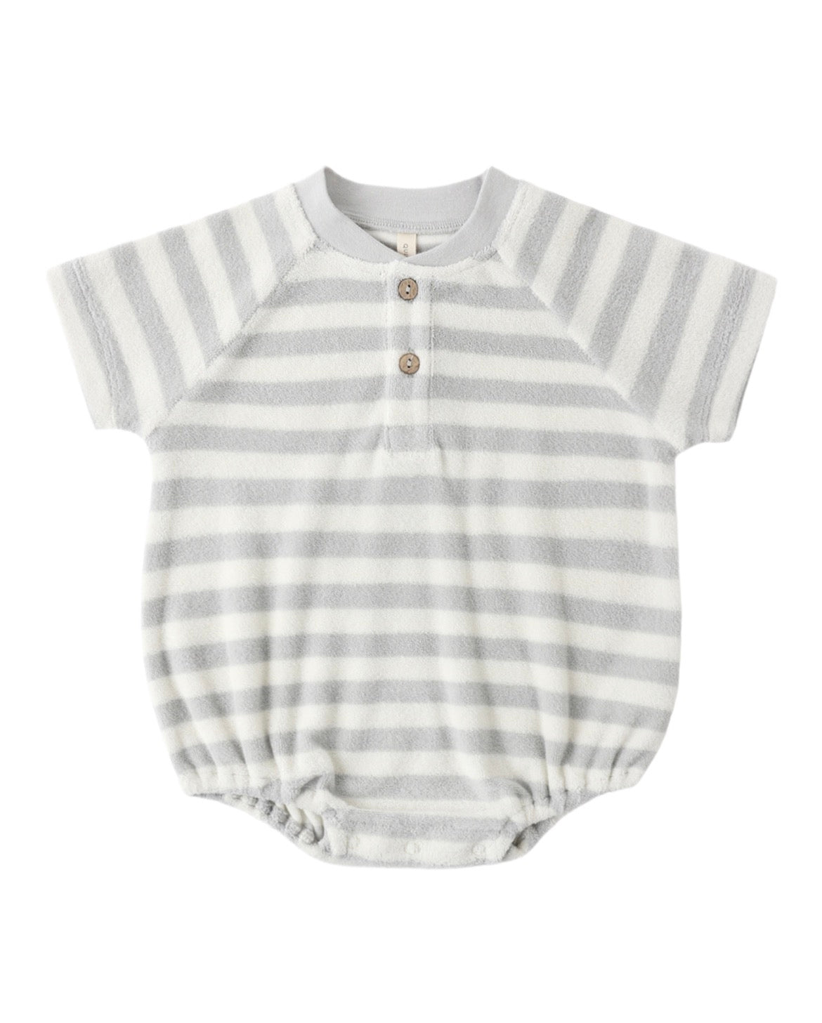 Terry Henley Romper||Sky Stripe