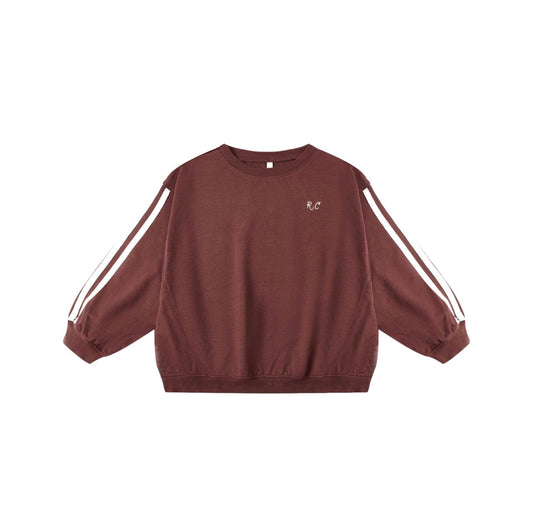 Oversized Sweatshirt||Burgundy