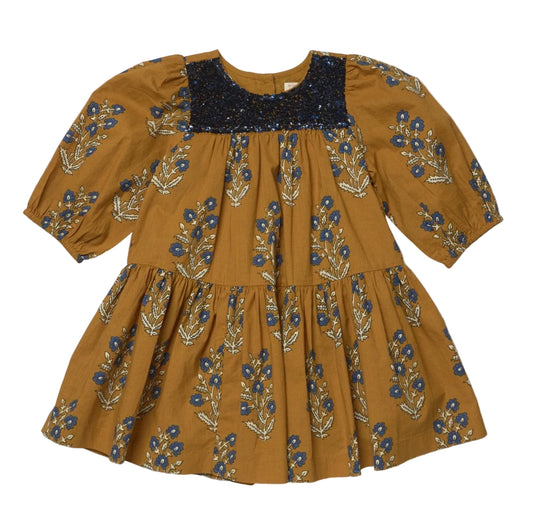 Girls Fiona Dress-Harvest Dewdrop