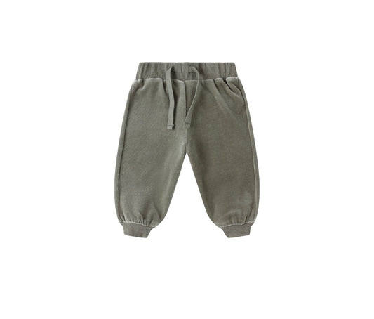 Velour Relaxed Sweatpant Forest