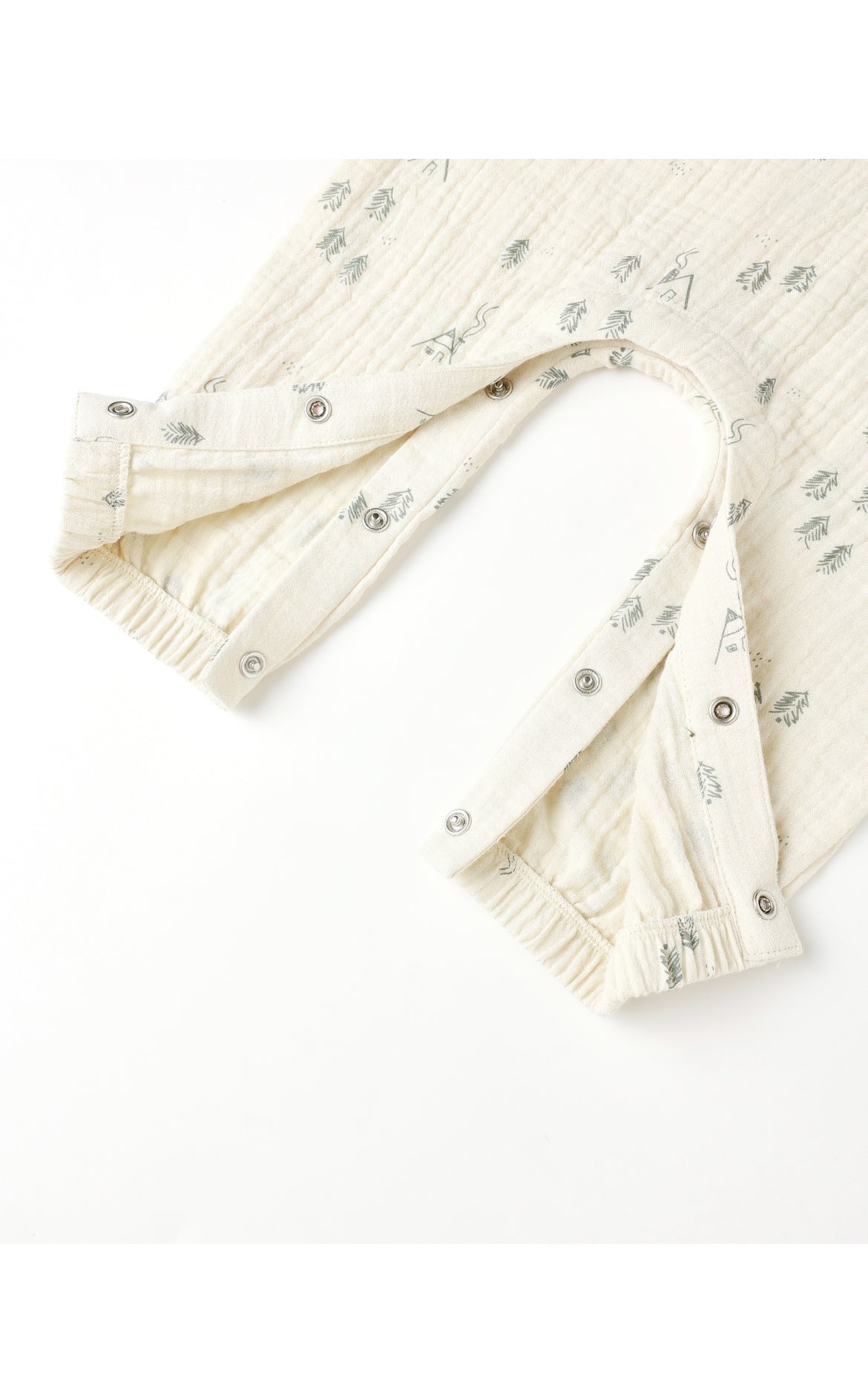 LONG SLEEVE WOVEN JUMPSUIT || WOODS