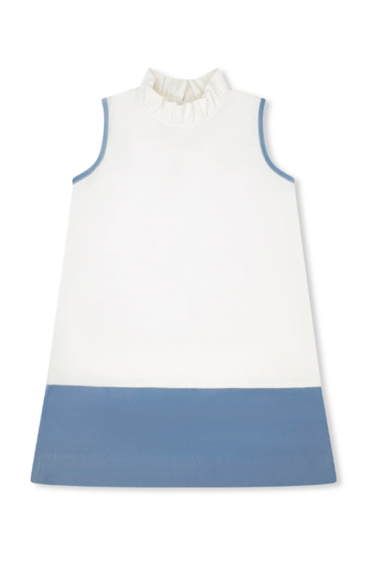 Belle Haven Velvet Dress - Winter White Velvet