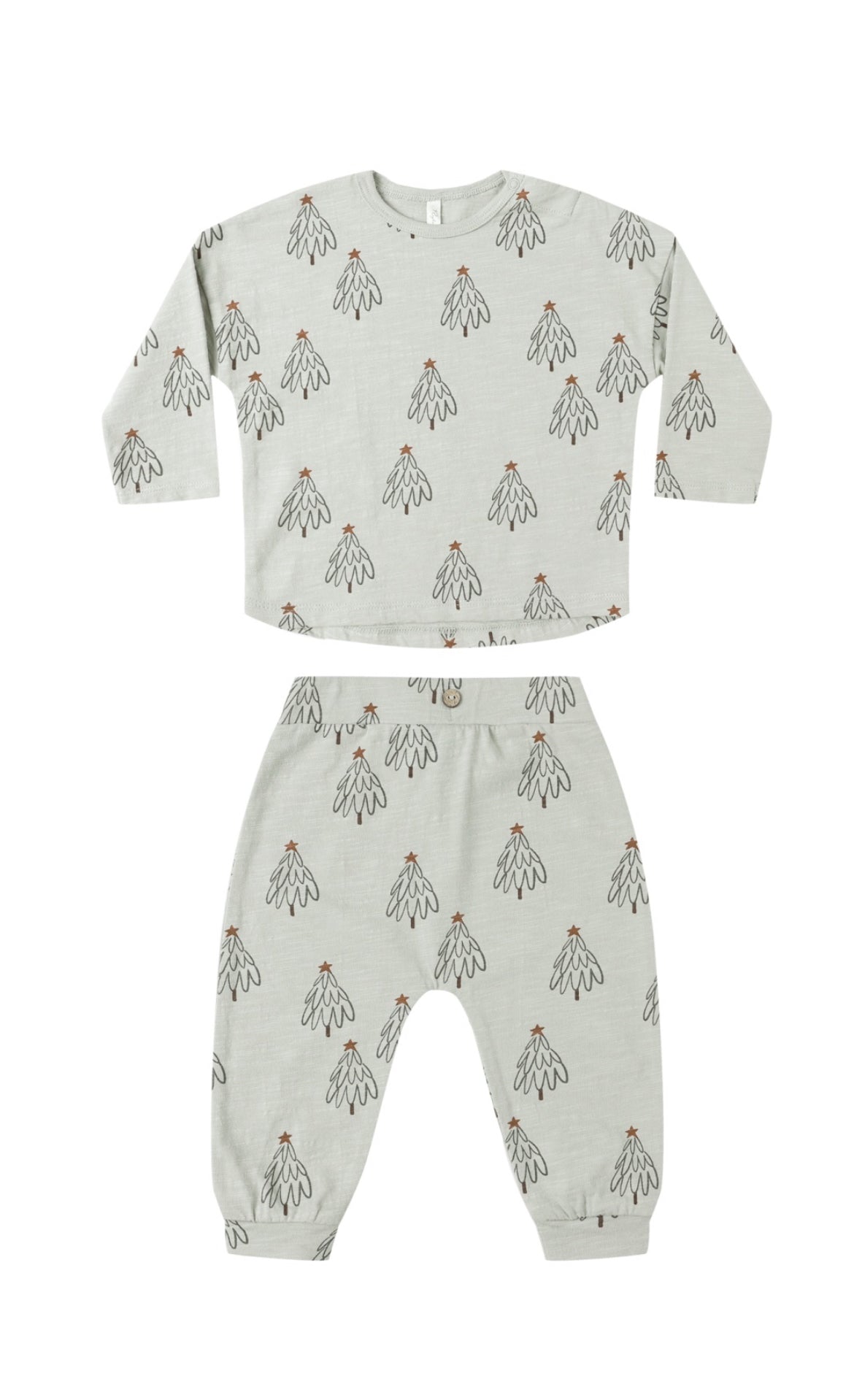 LONG SLEEVE TEE + PANT SET || TREES