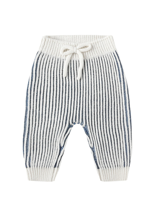 Chunky Knit Pant-Ocean