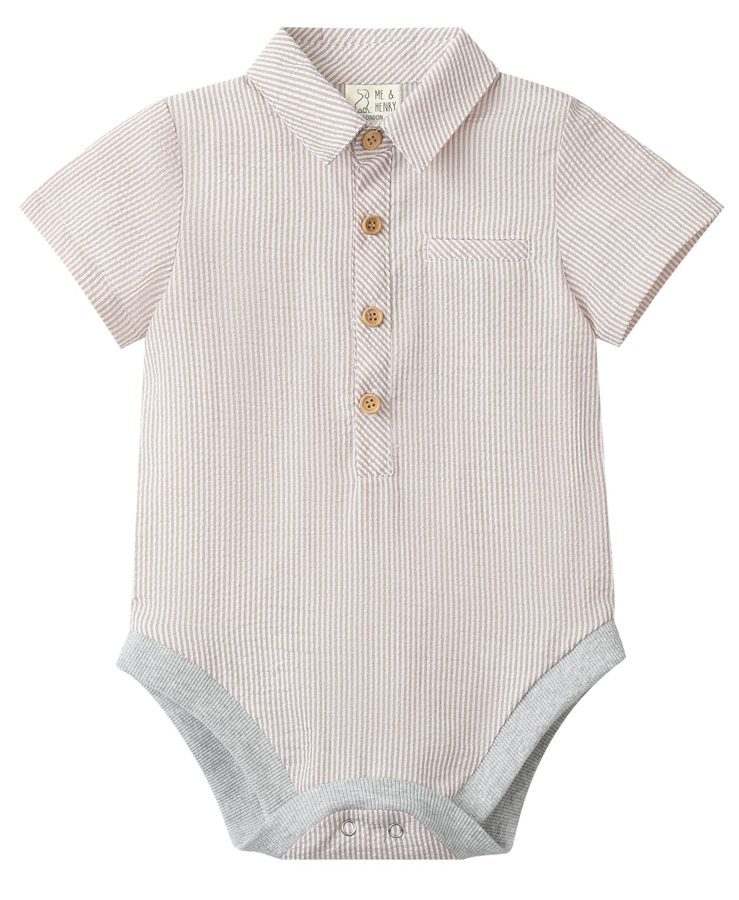 Cream HELFORD Woven onesie