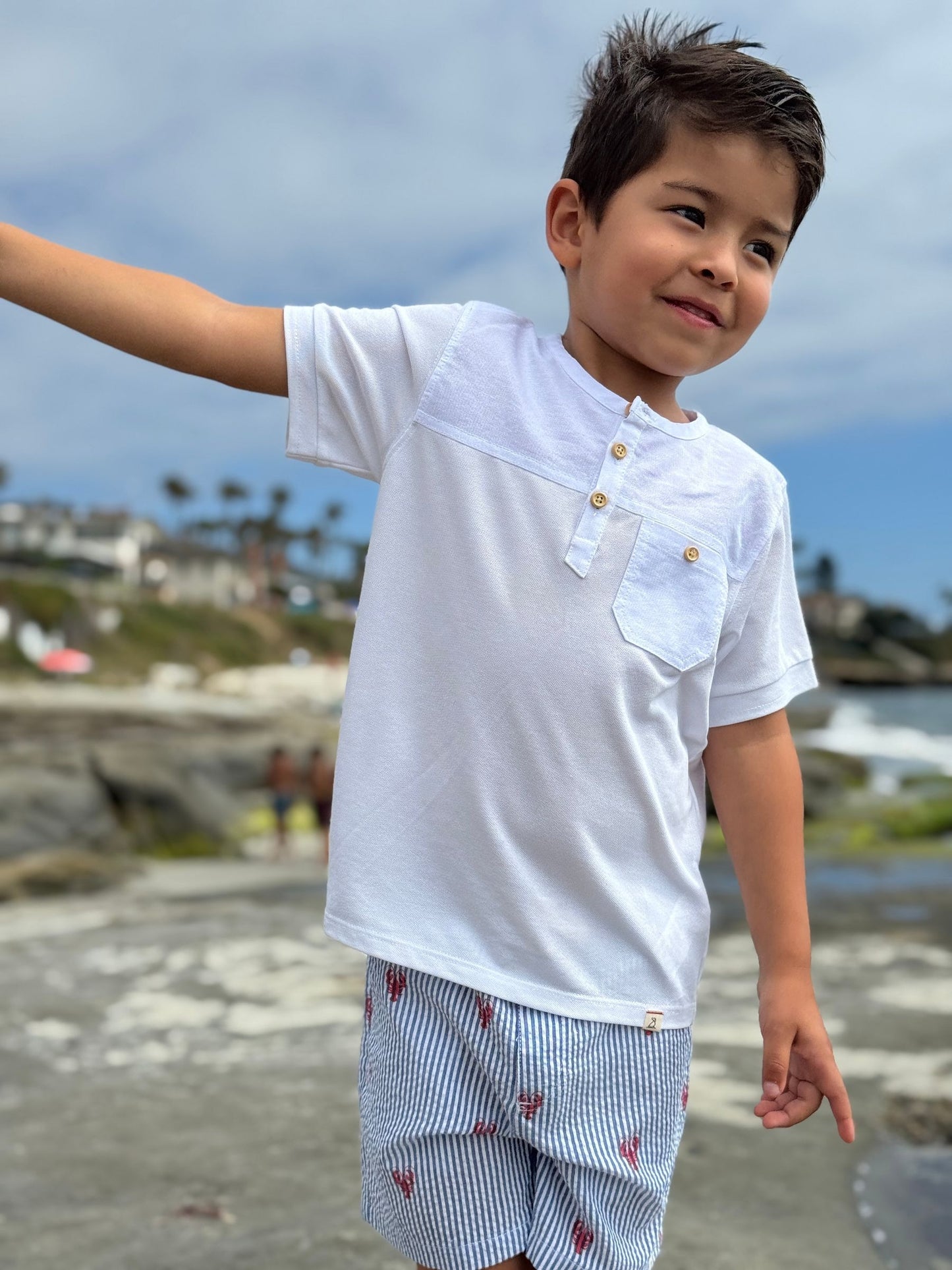 BOARDWALK pique Henley