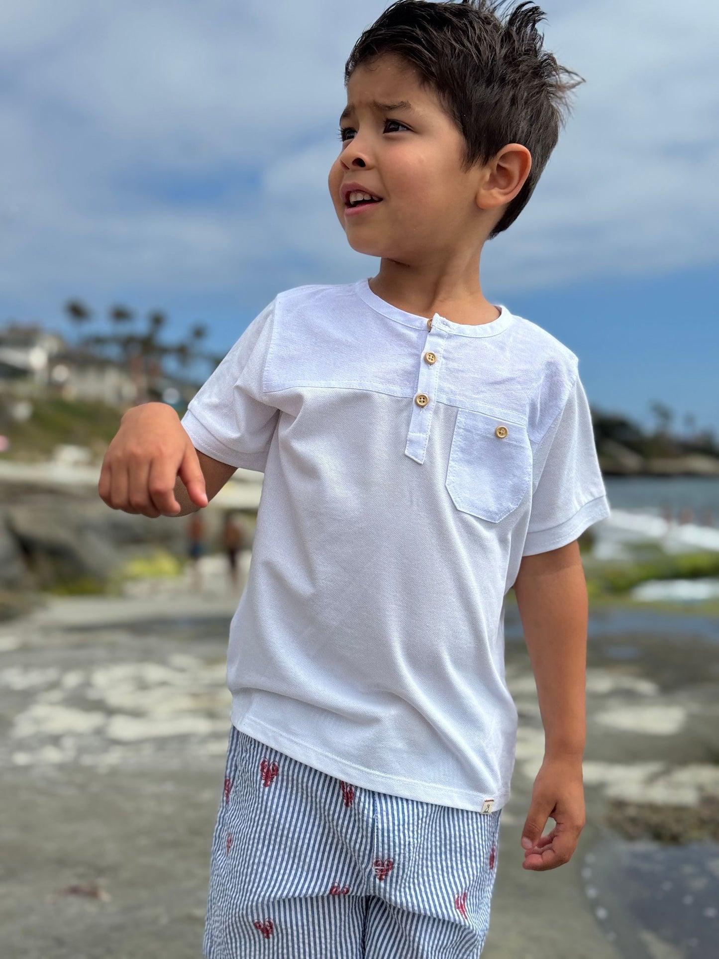 BOARDWALK pique Henley