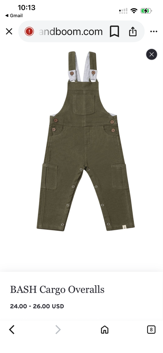 Bash Cargo Overalls