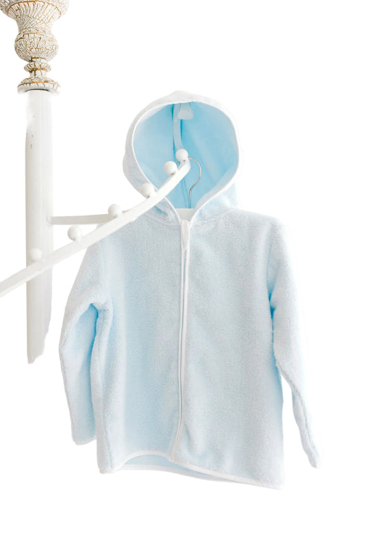 Terry Tots Jacket - Blue Terry
