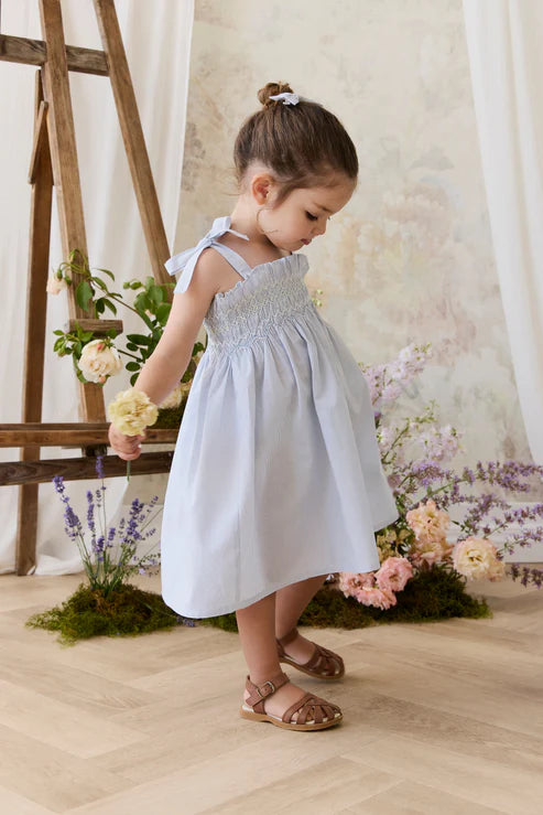 Jamie Kay Organic Cotton Desiree Dress in Petite Check for Girls