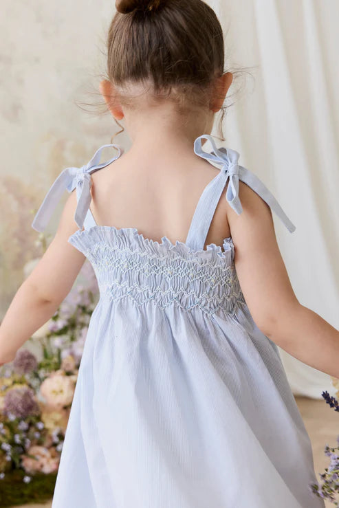 Jamie Kay Organic Cotton Desiree Dress in Petite Check for Girls