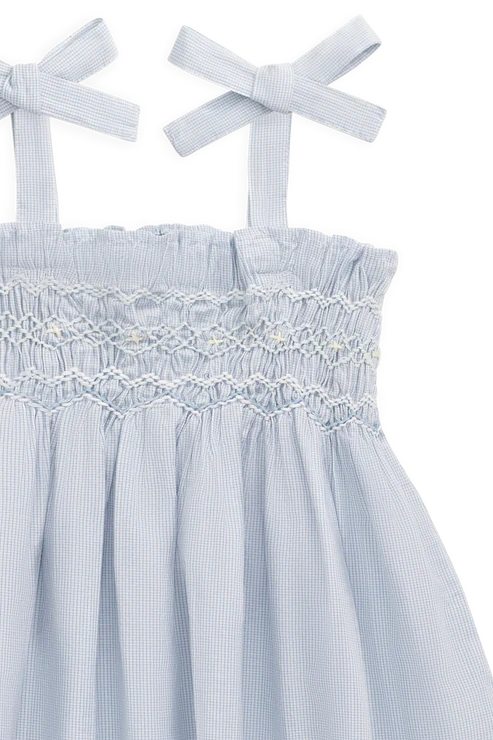 Jamie Kay Organic Cotton Desiree Dress in Petite Check for Girls
