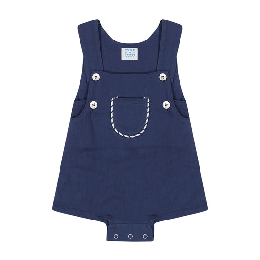 Julien Baby Boy Romper Lapis Blue