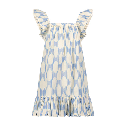 Mini Eva Girls Sky Blue Ikat
