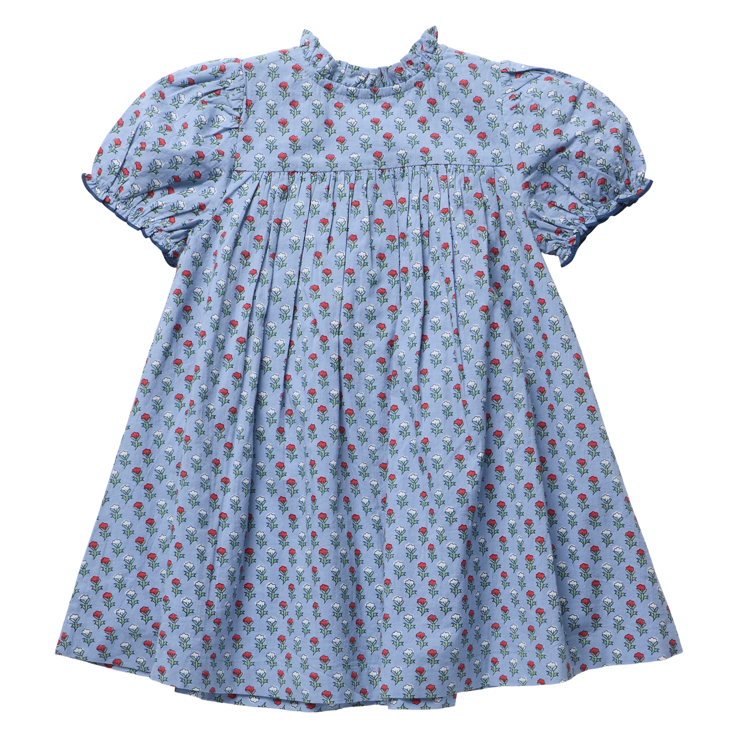 Pink Chicken Girls Lucia Dress - Light Blue Carnation